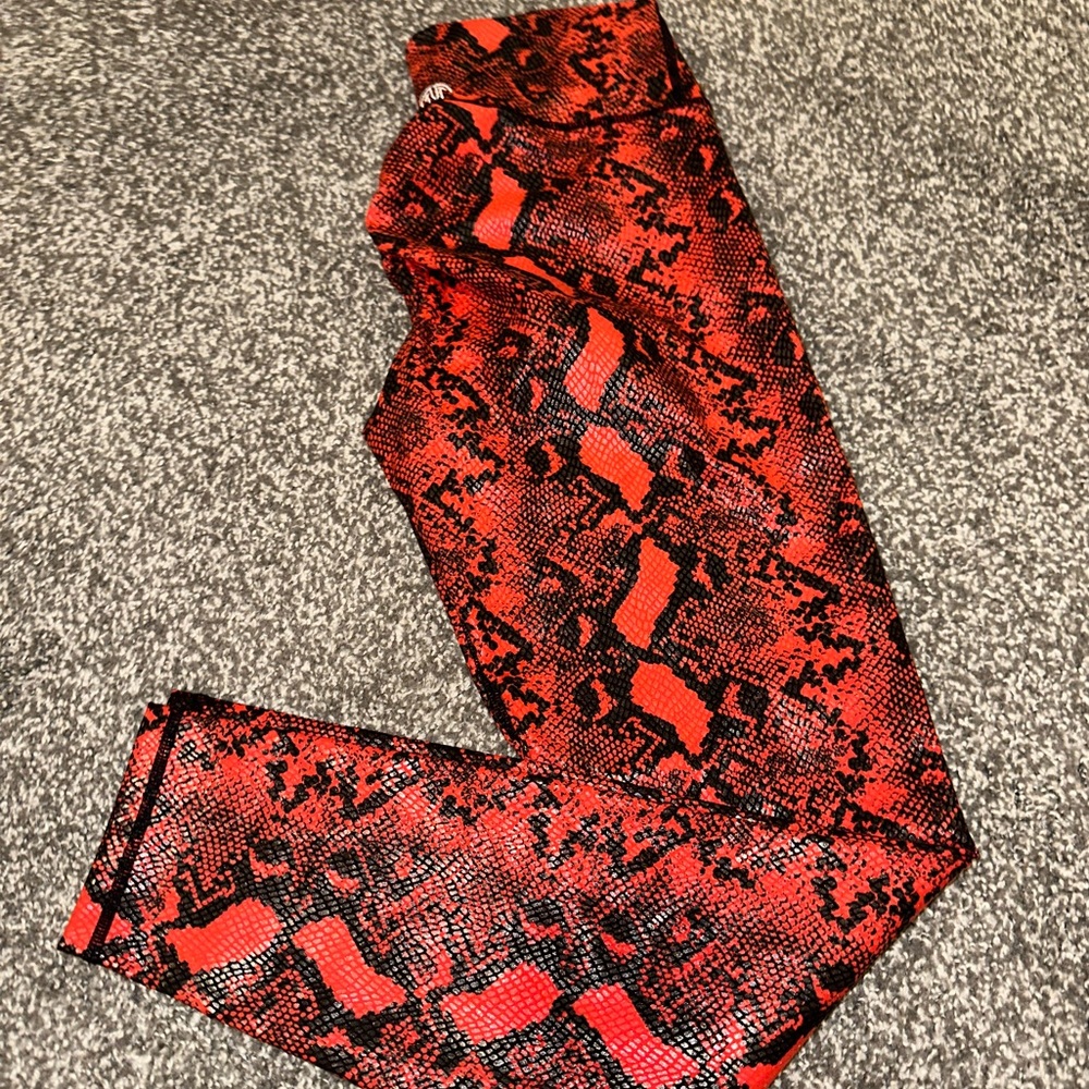 Til You Collapse Snakeskin Leggings